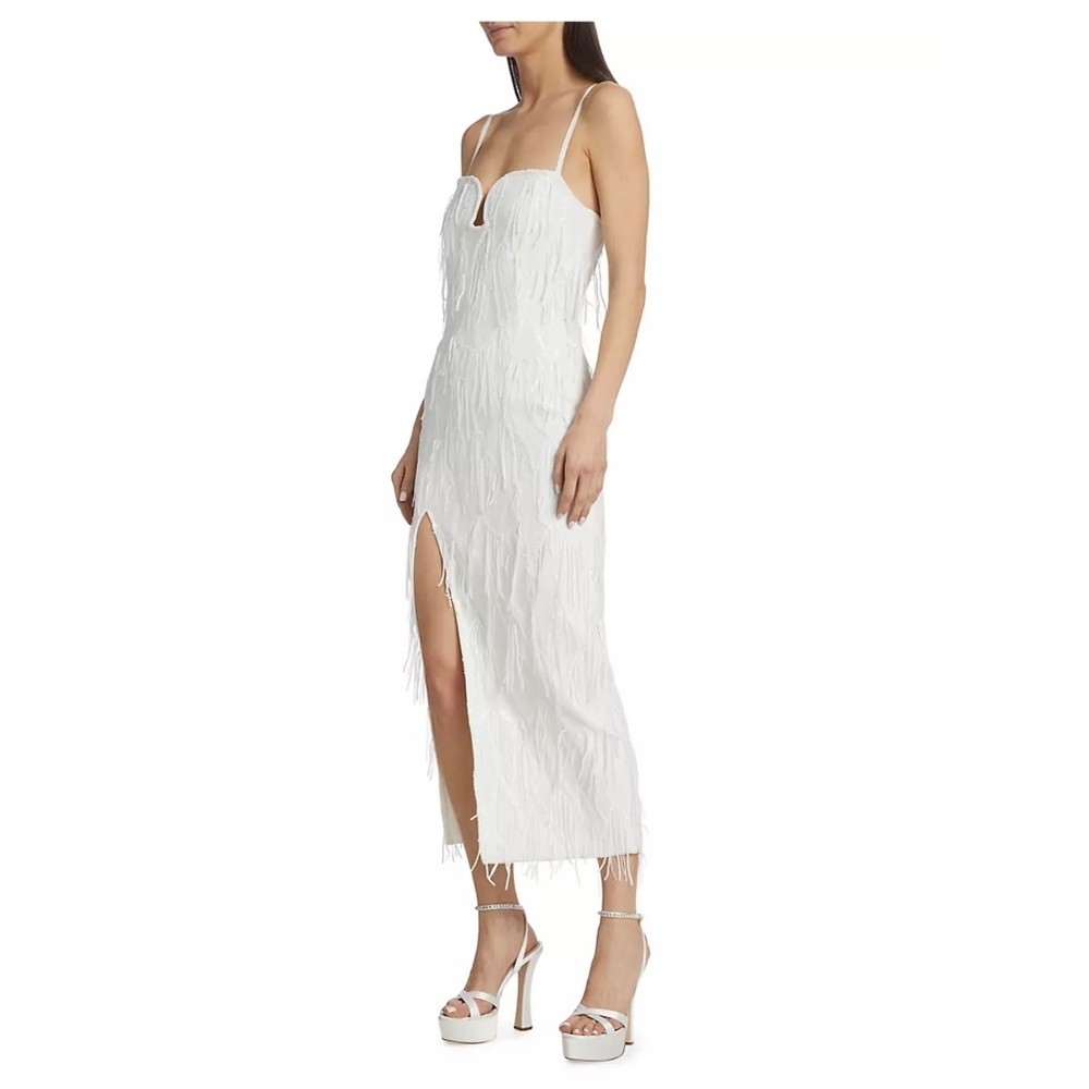 Elliatt Judith Sequin Fringe Midi Dress